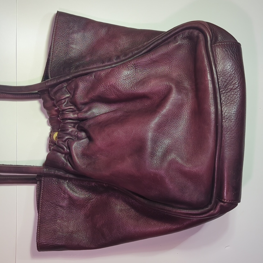 Lusher Italian Leather Shoulder Tote Bag - Picture 2 of 12